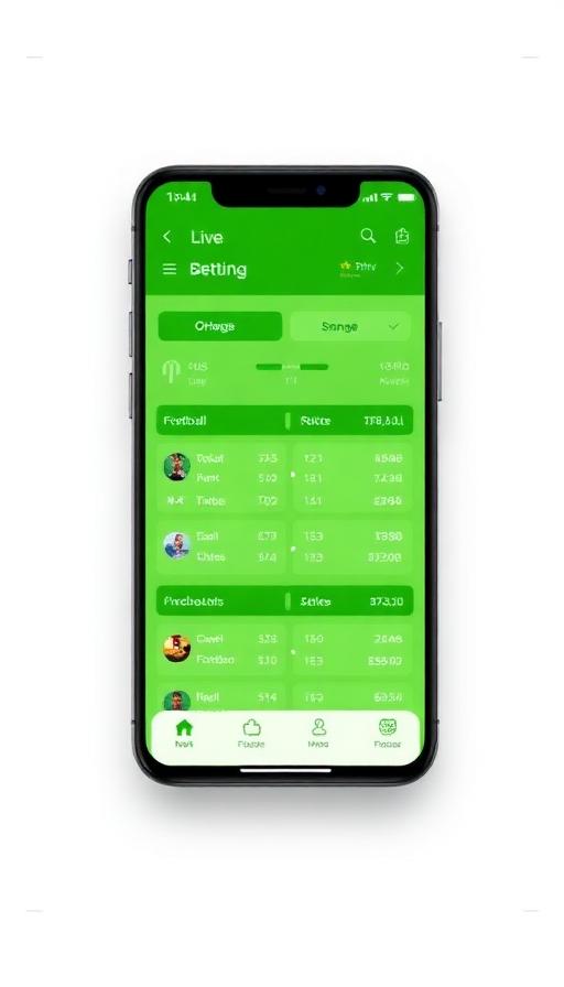 Bet365 mobile app interface showing sports betting options on smartphone screen